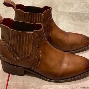 Bed Stu Ellice Booties Tan Rustic 8.5 w/ box. Excellent condition!